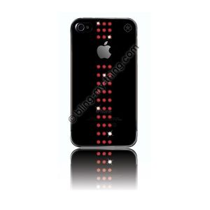 Чехол Bling My Thing Stripe Case Light Siam Clear for iPhone 4 (11-00-5-09)